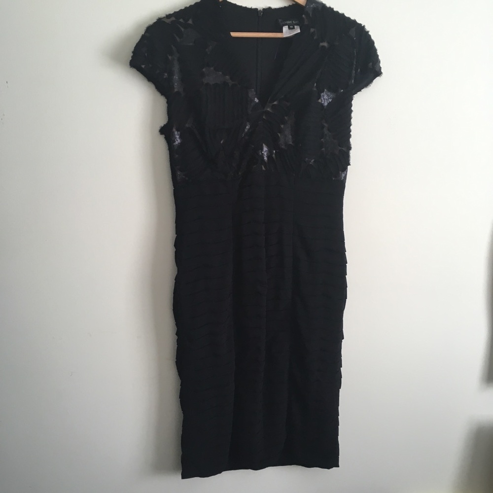 Tadashi Shoji | Shutter Pleat Bodycon Dress 10